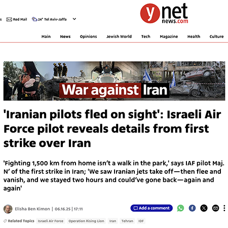 Pilots in Iran Flee Interview