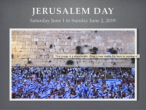 Jerusalem Day Picture