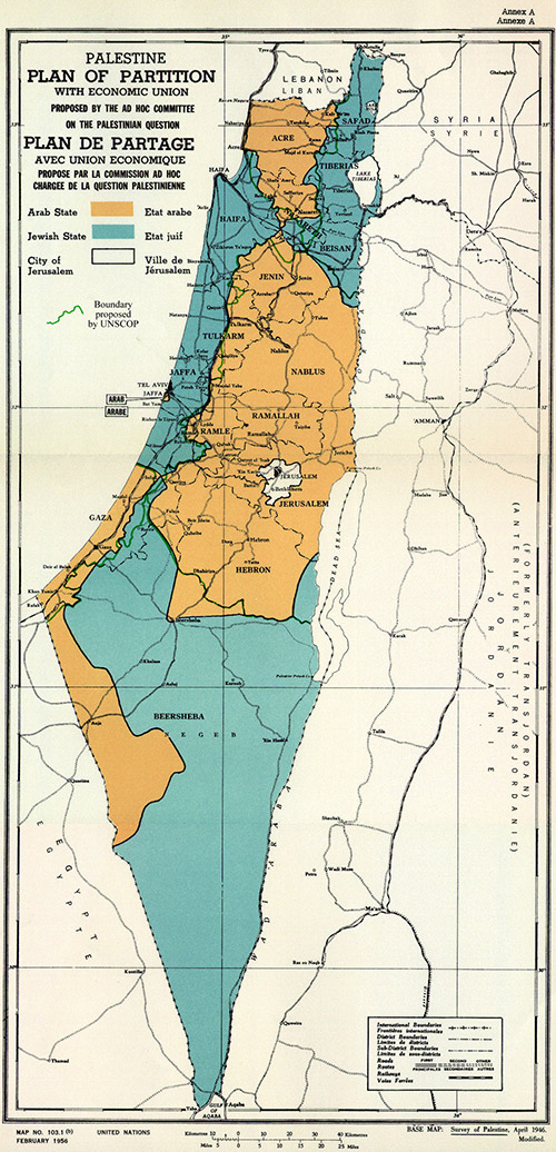 UN partition plan from 1947.