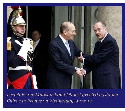 Chirac and Olmert